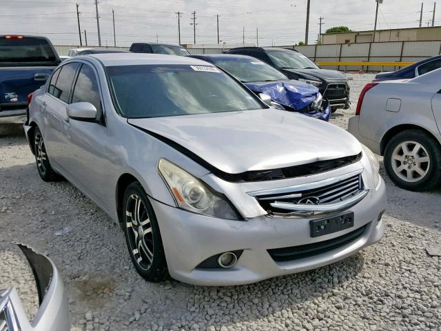 JN1CV6AP4AM408639 - 2010 INFINITI G37 BASE SILVER photo 1