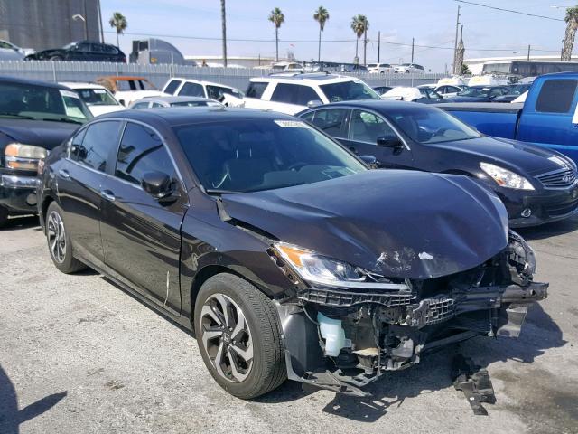 1HGCR2F88GA009627 - 2016 HONDA ACCORD EXL 棕色 照片 1