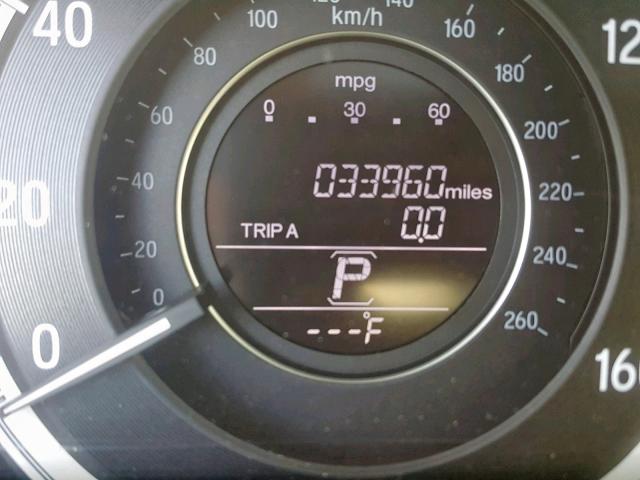 1HGCR2F88GA009627 - 2016 HONDA ACCORD EXL 棕色 照片 8