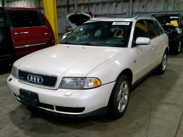 WAUGD28D0WA121066 - 1998 AUDI A4 2.8 AVA WHITE photo 2