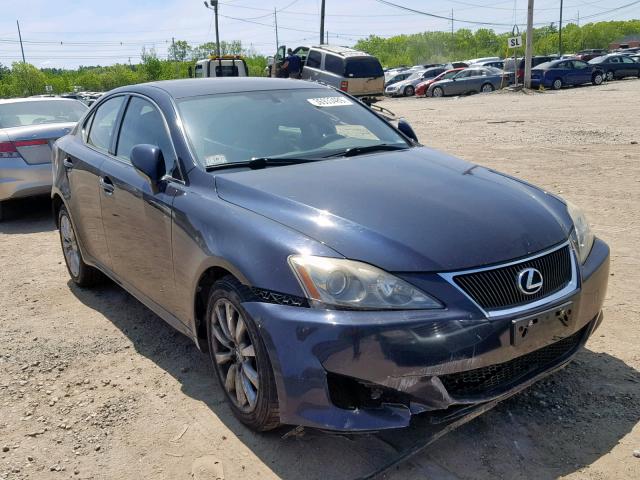 JTHCK262675009907 - 2007 LEXUS IS 250 BLUE photo 1