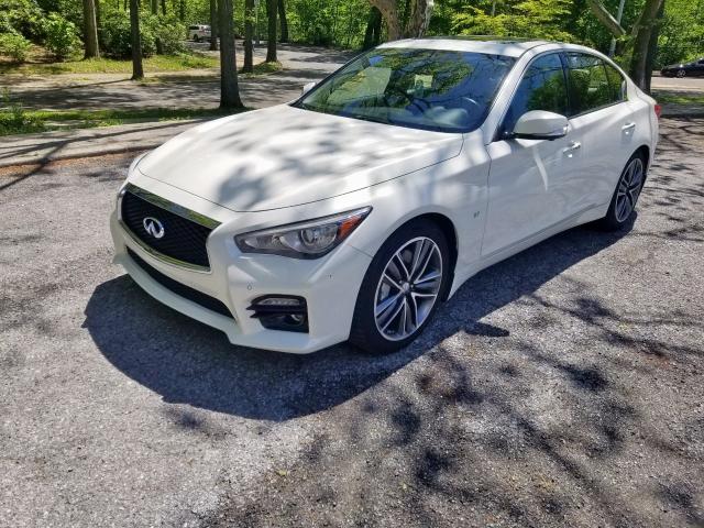 JN1BV7AP2EM672496 - 2014 INFINITI Q50 S WHITE photo 2