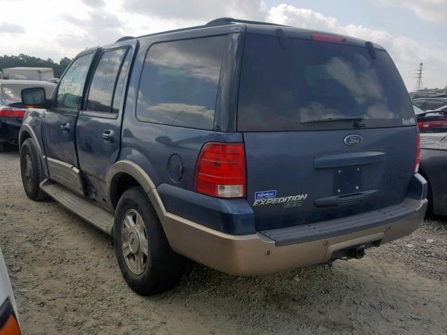 1FMPU17L54LB56155 - 2004 FORD EXPEDITION BLUE photo 3