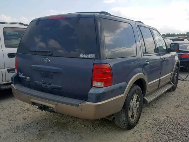 1FMPU17L54LB56155 - 2004 FORD EXPEDITION BLUE photo 4