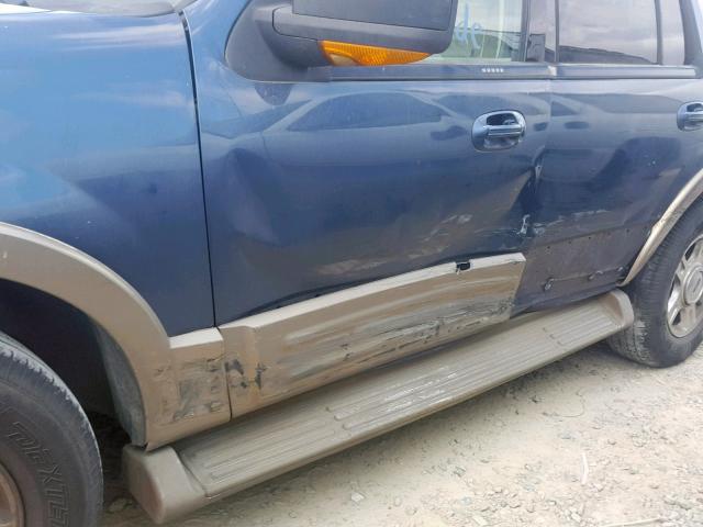 1FMPU17L54LB56155 - 2004 FORD EXPEDITION BLUE photo 9
