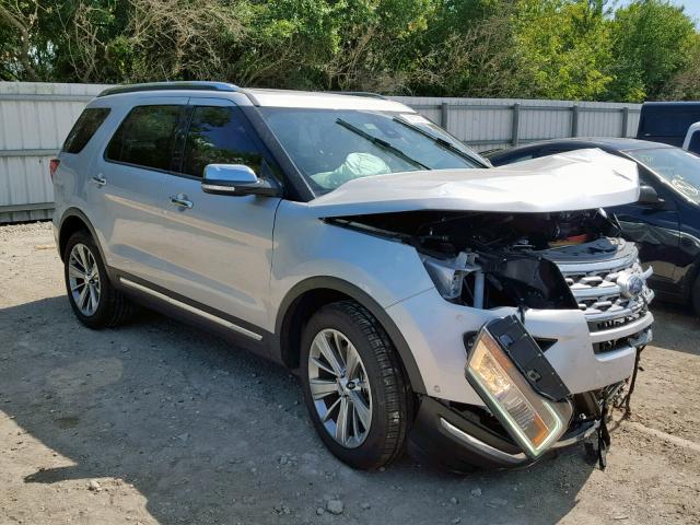 1FM5K7F80JGA87277 - 2018 FORD EXPLORER L SILVER photo 1