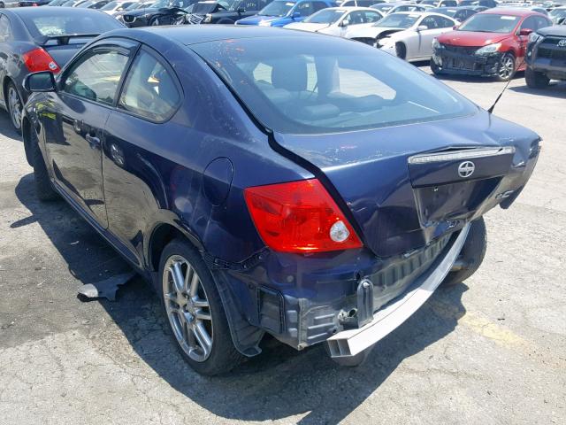 JTKDE177970197409 - 2007 TOYOTA SCION TC ლურჯი ფოტო 3