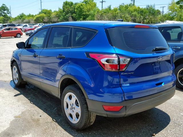 1FMCU0F73JUA49236 - 2018 FORD ESCAPE S BLUE photo 3