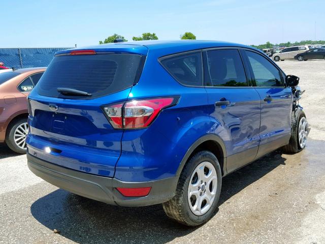 1FMCU0F73JUA49236 - 2018 FORD ESCAPE S BLUE photo 4