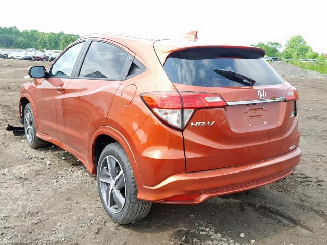 3CZRU6H98KM715409 - 2019 HONDA HR-V TOURI ORANGE photo 3