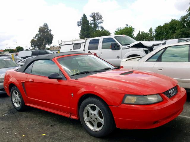 1FAFP44451F115370 - 2001 FORD MUSTANG RED photo 1