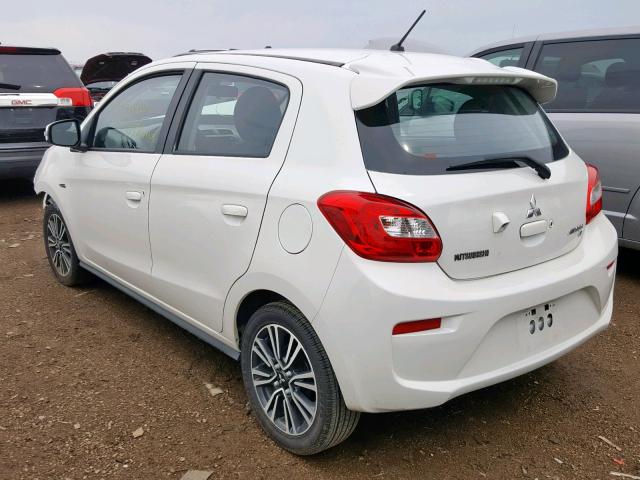 ML32A5HJ7HH009570 - 2017 MITSUBISHI MIRAGE GT WHITE photo 3