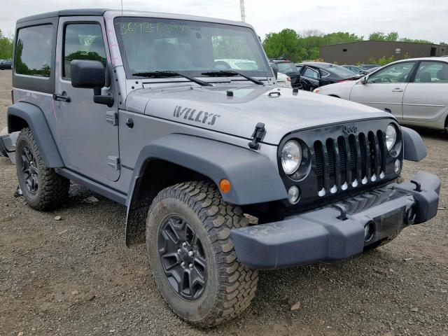 1C4GJWAG6HL739863 - 2017 JEEP WRANGLER S GRAY photo 1