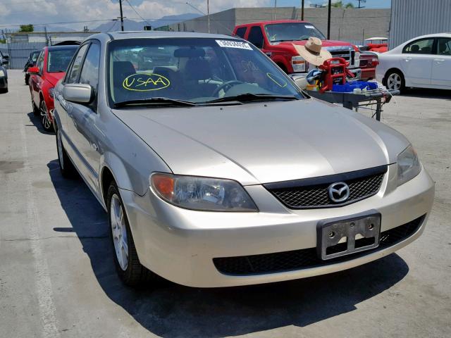 JM1BJ225631209607 - 2003 MAZDA PROTEGE DX TAN photo 1