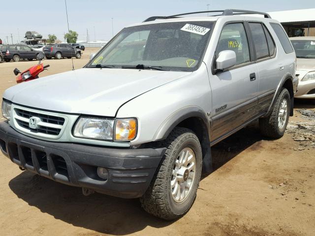 4S6DM58W414416934 - 2001 HONDA PASSPORT E SILVER photo 2