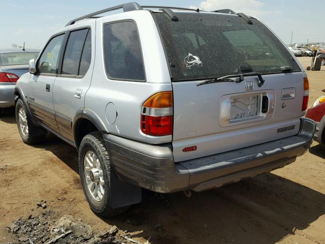 4S6DM58W414416934 - 2001 HONDA PASSPORT E SILVER photo 3