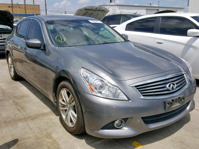 JN1CV6AP7DM724248 - 2013 INFINITI G37 BASE GRAY photo 1