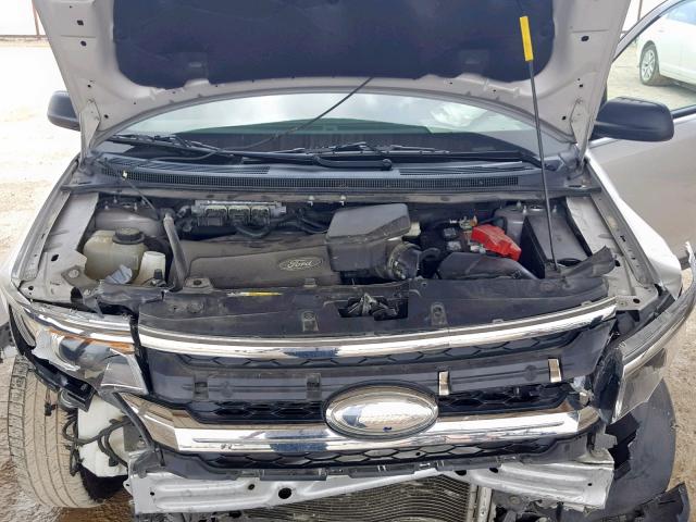 2FMDK3GC2BBB54767 - 2011 FORD EDGE SE SILVER photo 7