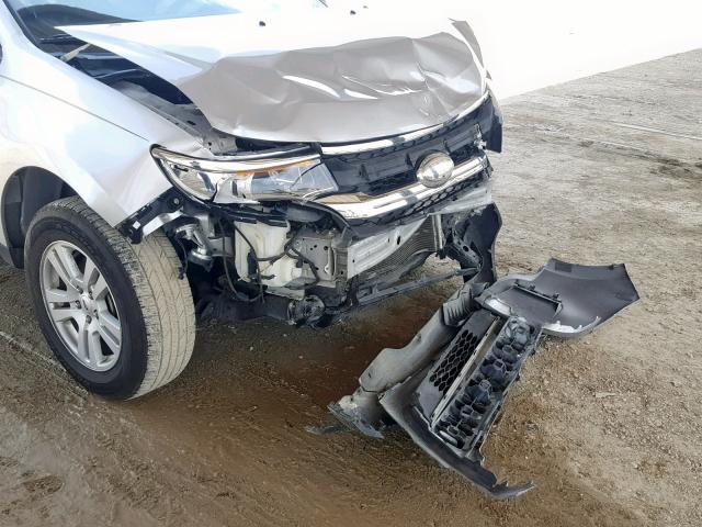 2FMDK3GC2BBB54767 - 2011 FORD EDGE SE SILVER photo 9