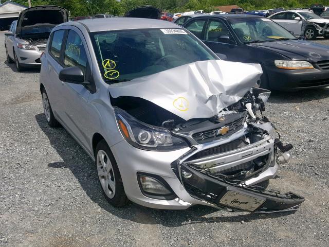 KL8CB6SA1KC710809 - 2019 CHEVROLET SPARK LS SILVER photo 1