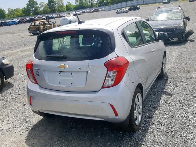 KL8CB6SA1KC710809 - 2019 CHEVROLET SPARK LS SILVER photo 4