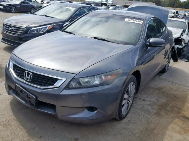 1HGCS12828A022556 - 2008 HONDA ACCORD EXL GRAY photo 2