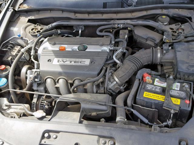 1HGCS12828A022556 - 2008 HONDA ACCORD EXL GRAY photo 7