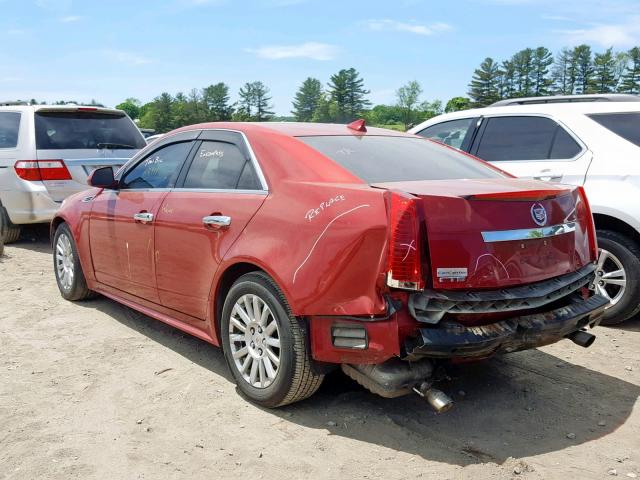 1G6DE5EG6A0125756 - 2010 CADILLAC CTS LUXURY MAROON photo 3