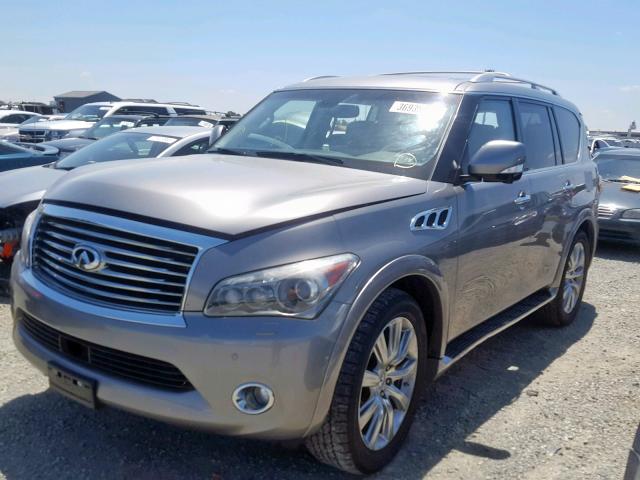 JN8AZ2NC2C9317405 - 2012 INFINITI QX56 BEIGE photo 2