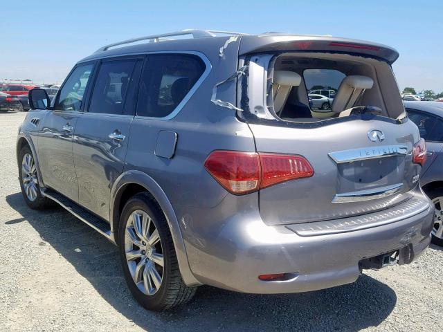 JN8AZ2NC2C9317405 - 2012 INFINITI QX56 BEIGE photo 3