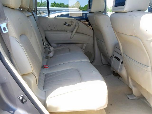 JN8AZ2NC2C9317405 - 2012 INFINITI QX56 BEIGE photo 6