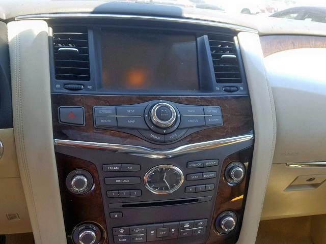 JN8AZ2NC2C9317405 - 2012 INFINITI QX56 BEIGE photo 9