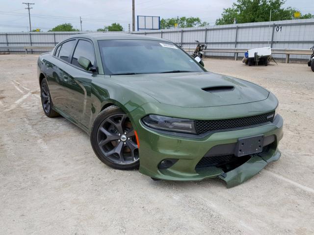 2C3CDXHG9JH220878 - 2018 DODGE CHARGER SX GREEN photo 1