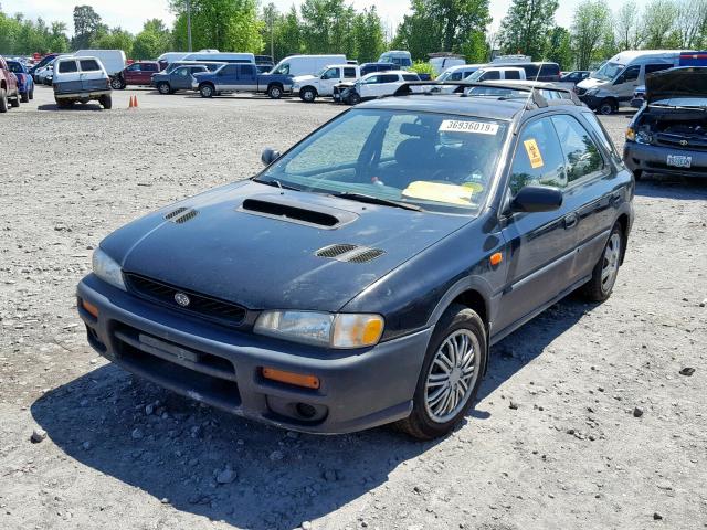 JF1GF4852WG805413 - 1998 SUBARU IMPREZA OU BLACK photo 2