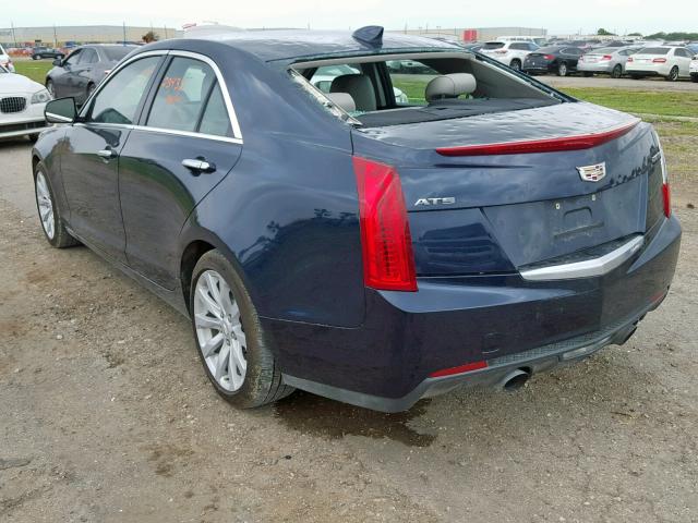 1G6AA5RX4H0164834 - 2017 CADILLAC ATS BLACK photo 3