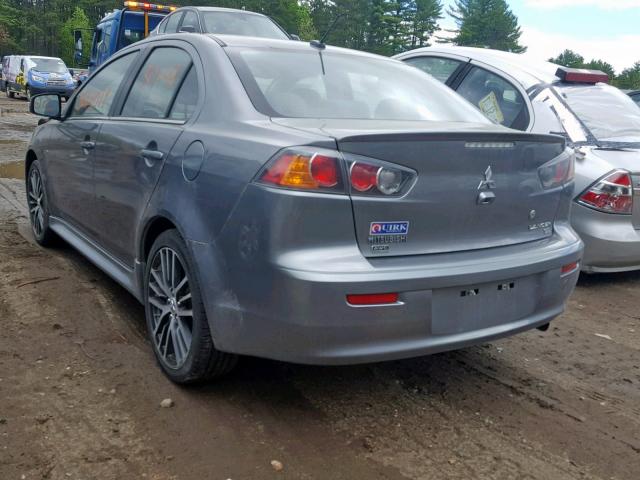 JA32V2FW9HU006707 - 2017 MITSUBISHI LANCER ES GRAY photo 3