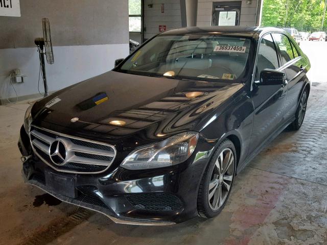 WDDHF5KB9EA855428 - 2014 MERCEDES-BENZ E 350 BLACK photo 2