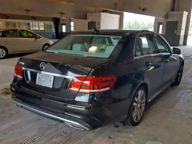 WDDHF5KB9EA855428 - 2014 MERCEDES-BENZ E 350 BLACK photo 4