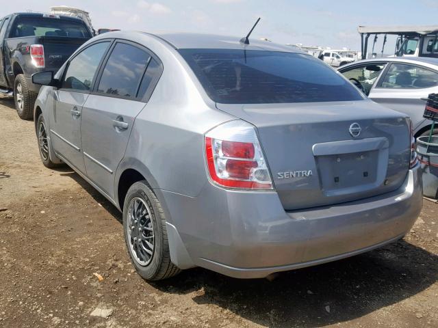 3N1AB61E18L723434 - 2008 NISSAN SENTRA 2.0 GRAY photo 3