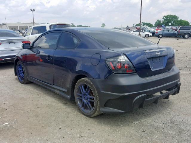JTKDE177160136179 - 2006 TOYOTA SCION TC ლურჯი ფოტო 3