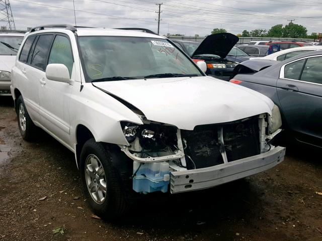 JTEDP21A240025726 - 2004 TOYOTA HIGHLANDER WHITE photo 1