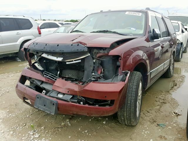 5LMJJ2H54CEL02579 - 2012 LINCOLN NAVIGATOR MAROON photo 2