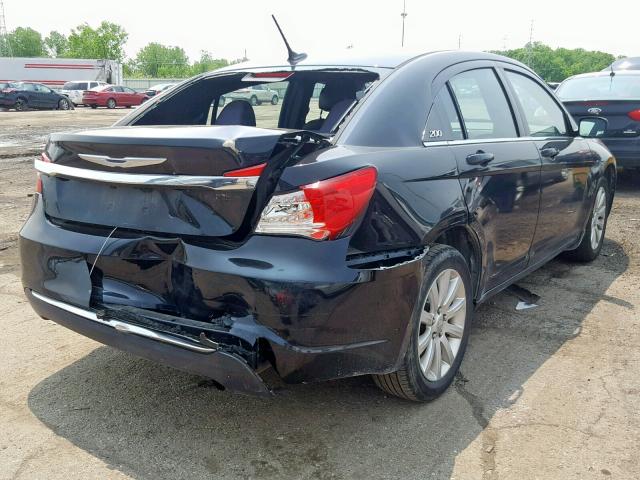 1C3CCBBB4DN672350 - 2013 CHRYSLER 200 TOURIN BLACK photo 4