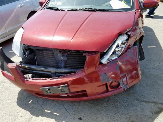 3N1AB61E68L689863 - 2008 NISSAN SENTRA 2.0 RED photo 9