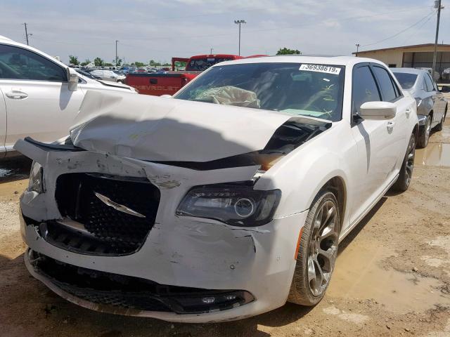 2C3CCABG6FH780650 - 2015 CHRYSLER 300 S WHITE photo 2