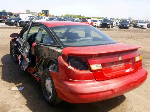 1G8ZH1276VZ130040 - 1997 SATURN SC2 RED photo 3