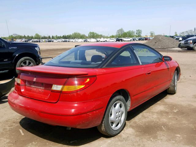 1G8ZH1276VZ130040 - 1997 SATURN SC2 RED photo 4