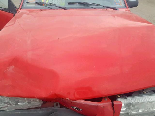 1G1JC1446N7129284 - 1992 CHEVROLET CAVALIER V RED photo 7