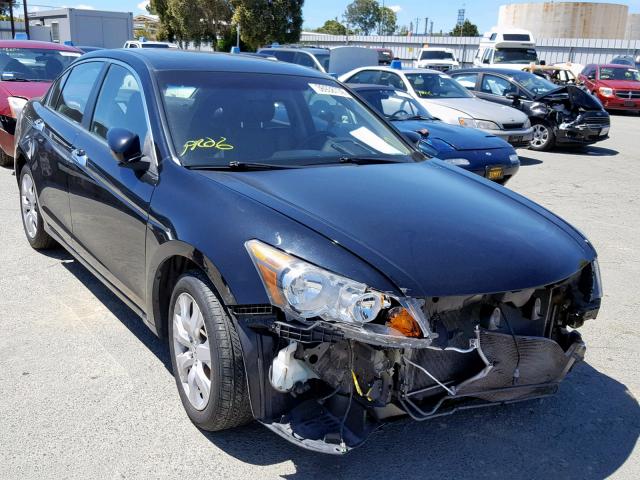 1HGCP36888A053141 - 2008 HONDA ACCORD EXL BLACK photo 1