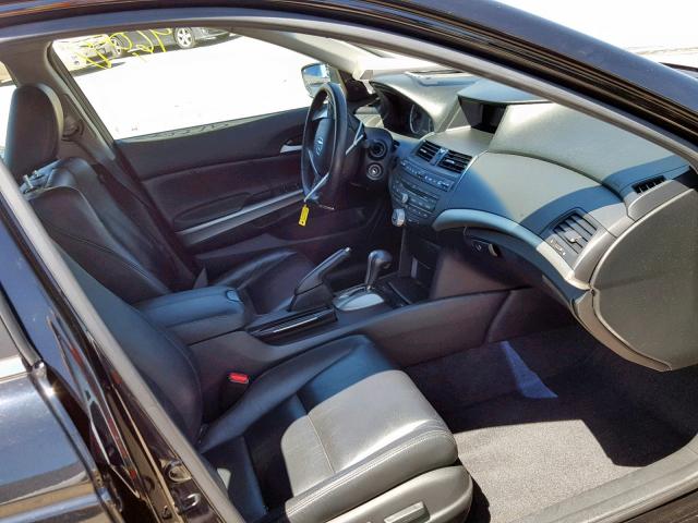 1HGCP36888A053141 - 2008 HONDA ACCORD EXL BLACK photo 5